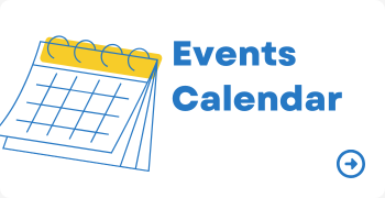 Events Calendar Blue Yellow Event Icons - 3 Column - 350x180